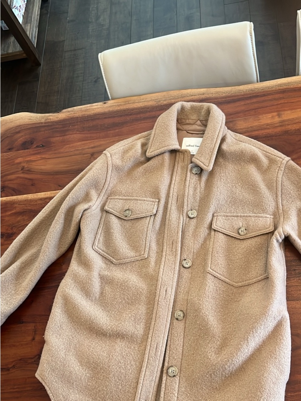 Tan Shacket Jacket
